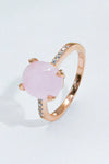 Be There Quartz Ring Pink Rings - Tophatter Daily Deals