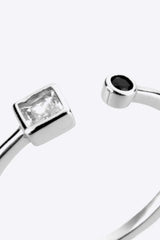 Zircon 925 Sterling Silver Open Ring Rings - Tophatter Daily Deals