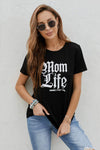 Mom Life Tee Black Women's T-Shirts - Tophatter Daily Deals