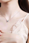 Moissanite 925 Sterling Silver Necklace Moissanite - Tophatter Daily Deals