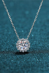 3 Carat Moissanite 925 Sterling Silver Necklace Moissanite - Tophatter Daily Deals