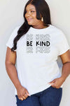 Simply Love Full Size BE KIND Graphic T-Shirt Women's T-Shirts - Tophatter Daily Deals