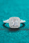 Sterling Silver 1 Carat Moissanite Ring Moissanite - Tophatter Daily Deals