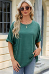 Round Neck Half Sleeve T-Shirt Women's T-Shirts - Tophatter Daily Deals