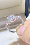 2 Carat Moissanite 925 Sterling Silver Ring Moissanite - Tophatter Daily Deals