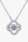 Moissanite Four Leaf Clover Pendant Necklace Moissanite - Tophatter Daily Deals