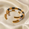 18K Gold-Plated Stainless Steel Bracelet Bracelets - Tophatter Daily Deals