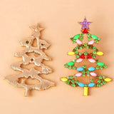Christmas Tree Rhinestone Alloy Earrings Earrings - Tophatter Daily Deals