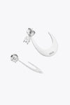 Zircon 925 Sterling Silver Earrings Earrings - Tophatter Daily Deals