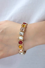 Glass Stone Alloy Bracelet Style B One Size Bracelets - Tophatter Daily Deals