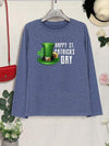 HAPPY ST. PATRICK'S DAY Round Neck T-Shirt Women's T-Shirts - Tophatter Daily Deals