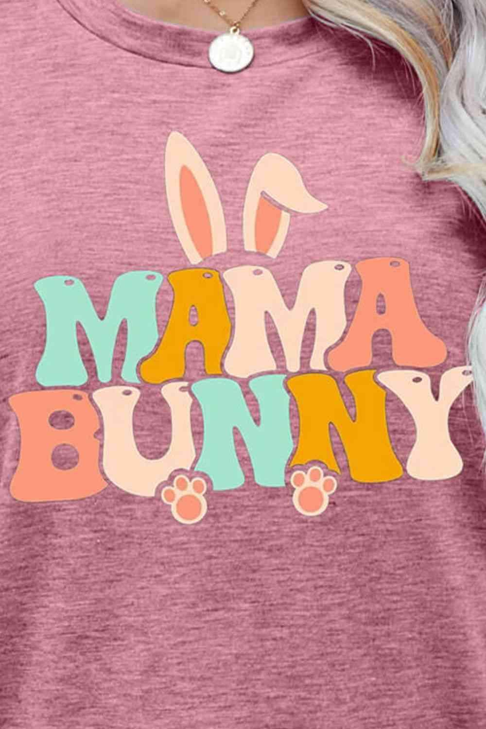 Easter MAMA BUNNY Tee Shirt Women's T-Shirts - Tophatter Daily Deals