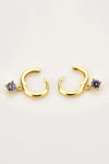 Inlaid Zircon Huggie Drop Earrings Earrings - Tophatter Daily Deals