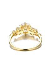 1 Carat Moissanite 925 Sterling Silver Ring Moissanite - Tophatter Daily Deals