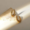 Twisted Hoop Earrings Earrings - Tophatter Daily Deals