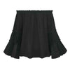 Off-Shoulder Frill Trim Blouse Blouses - Tophatter Daily Deals