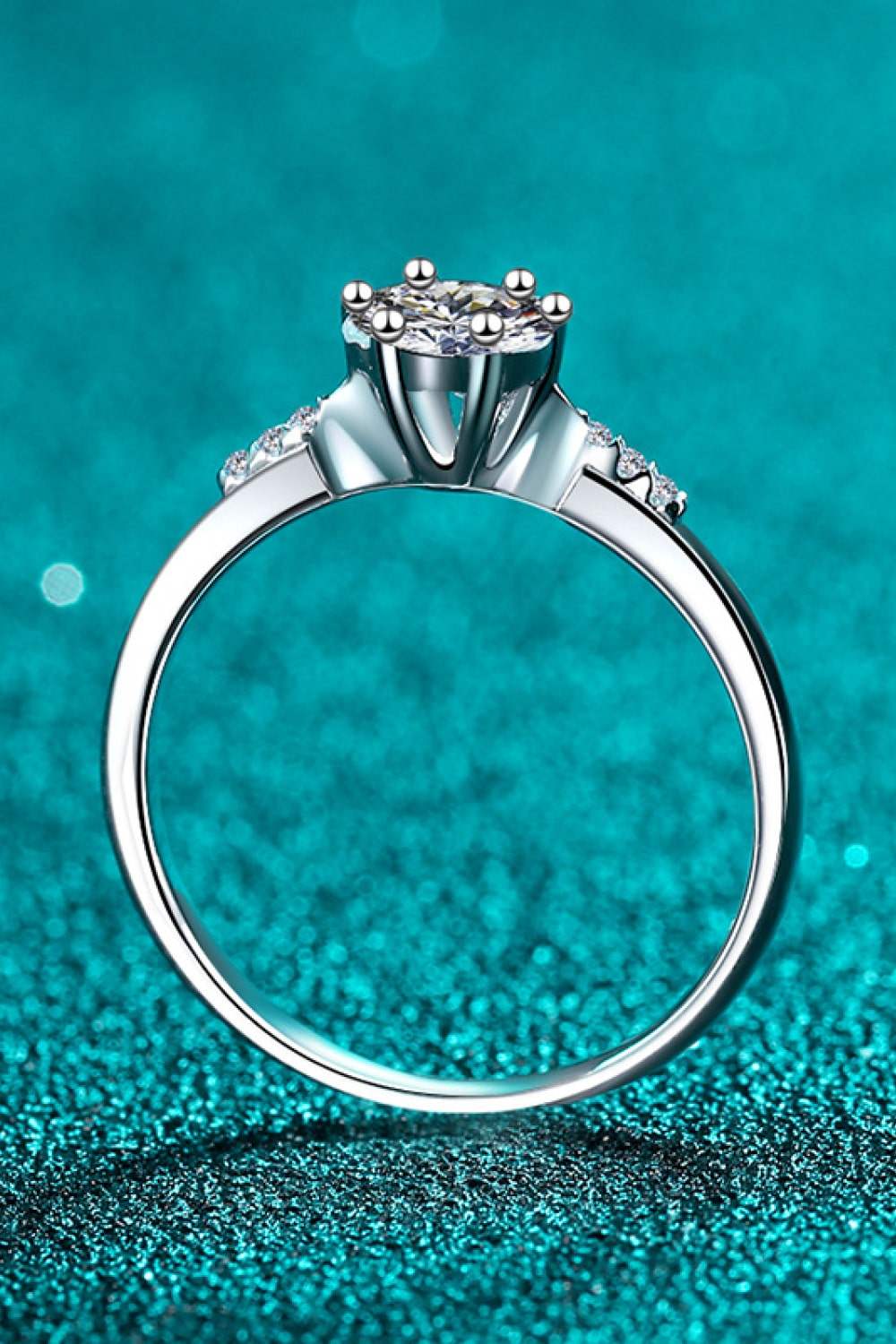 Create Your Dream Life Moissanite Ring Moissanite - Tophatter Daily Deals