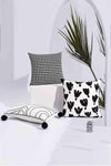 4-Pack Zip Closure Decorative Throw Pillow Cases Decorative Pillowcases - Tophatter Daily Deals