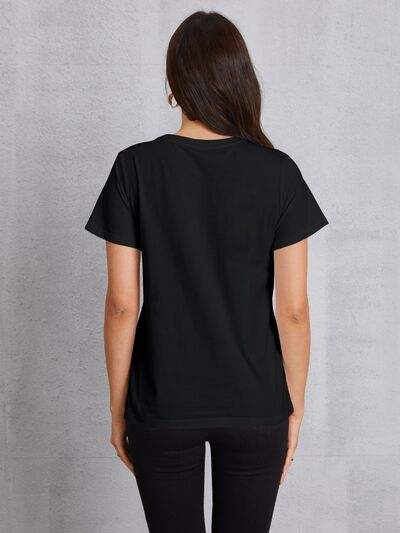 LUCK CHARMER Round Neck T-Shirt Women's T-Shirts - Tophatter Daily Deals