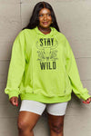 Simply Love Simply Love Full Size STAY WILD Graphic Hoodie - Tophatter Deals