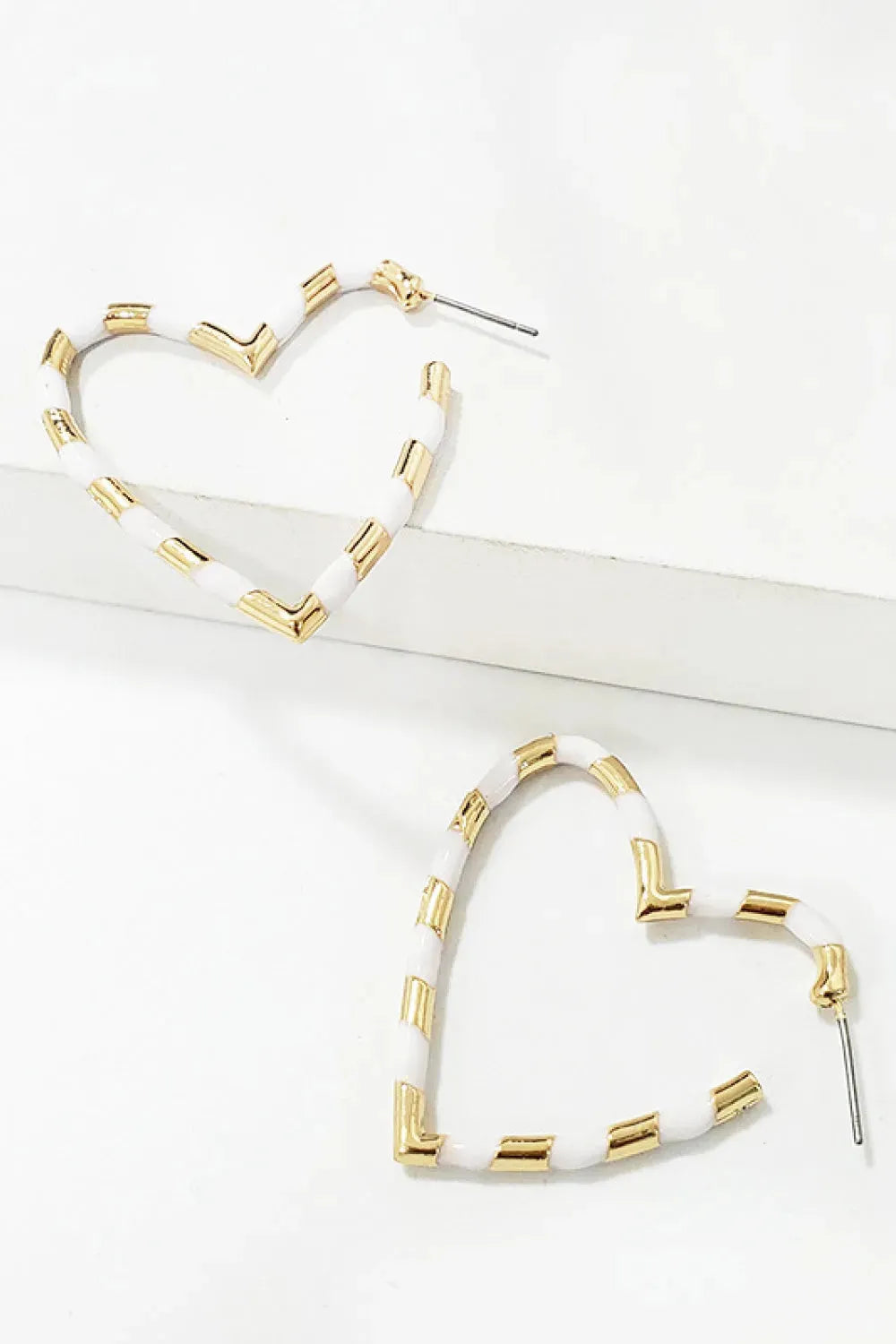 Heart Shape Dangle Earrings Earrings - Tophatter Daily Deals