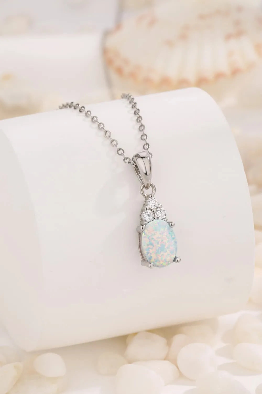 Find Your Center Opal Pendant Necklace - Tophatter Shopping Deals - Electronics, Jewelry, Auction, App, Bidding, Gadgets, Fashion