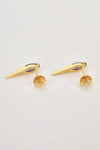 Zircon Decor 925 Sterling Silver Earrings Earrings - Tophatter Daily Deals