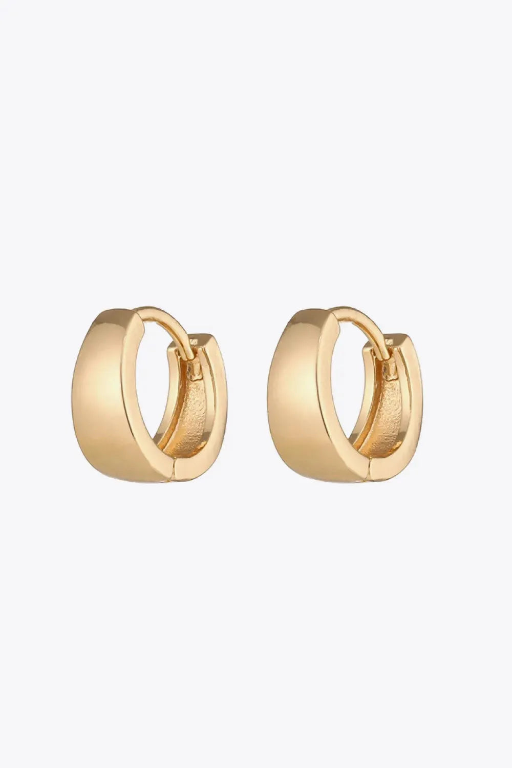 Minimalist Copper Wide Earrings Earrings - Tophatter Daily Deals