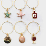 15-Piece Alloy Wine Glass Charm Earrings Earrings - Tophatter Daily Deals