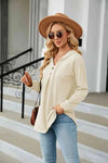 Long Sleeve Hooded Blouse Blouses - Tophatter Daily Deals