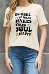 Simply Love Full Size Slogan Graphic Cotton Tee Women's T-Shirts - Tophatter Daily Deals