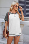 Round Neck Short Sleeve T-Shirt Women's T-Shirts - Tophatter Daily Deals