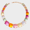 Alloy & Rhinestone Necklace Multicolor One Size Necklaces - Tophatter Daily Deals