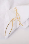 18K Gold Plated Clip-On Earrings Earrings - Tophatter Daily Deals