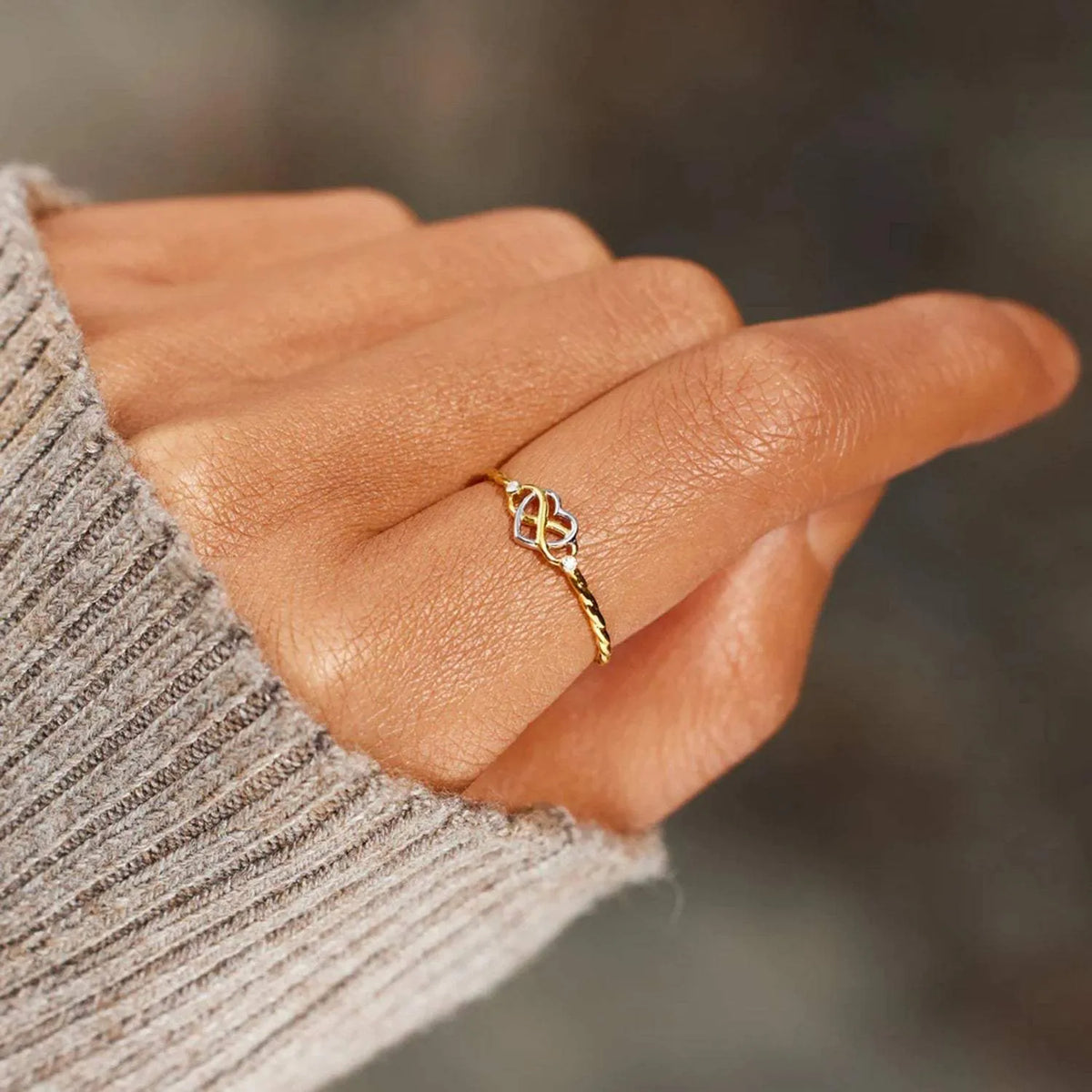 Number 8 Heart 925 Sterling Silver Ring Rings - Tophatter Daily Deals