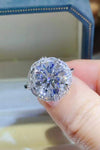 5 Carat Moissanite 925 Sterling Silver Ring Moissanite - Tophatter Daily Deals