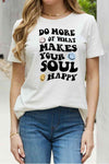 Simply Love Full Size Slogan Graphic Cotton Tee Women's T-Shirts - Tophatter Daily Deals