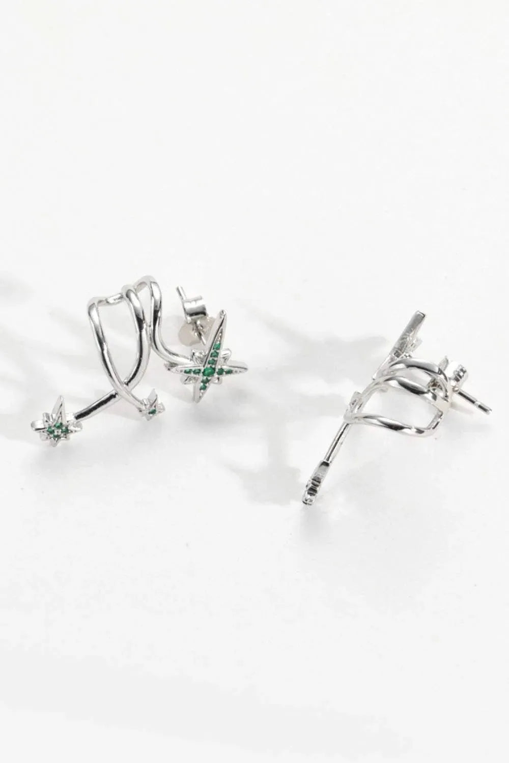 Zircon 925 Sterling Silver Earrings Earrings - Tophatter Daily Deals