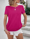 Beads Trim Back Twisted Blouse Blouses - Tophatter Daily Deals