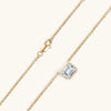 1 Carat Moissanite 925 Sterling Silver Pendant Necklace Moissanite - Tophatter Daily Deals