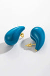 Big Size Water Drop Brass Earrings Earrings - Tophatter Daily Deals