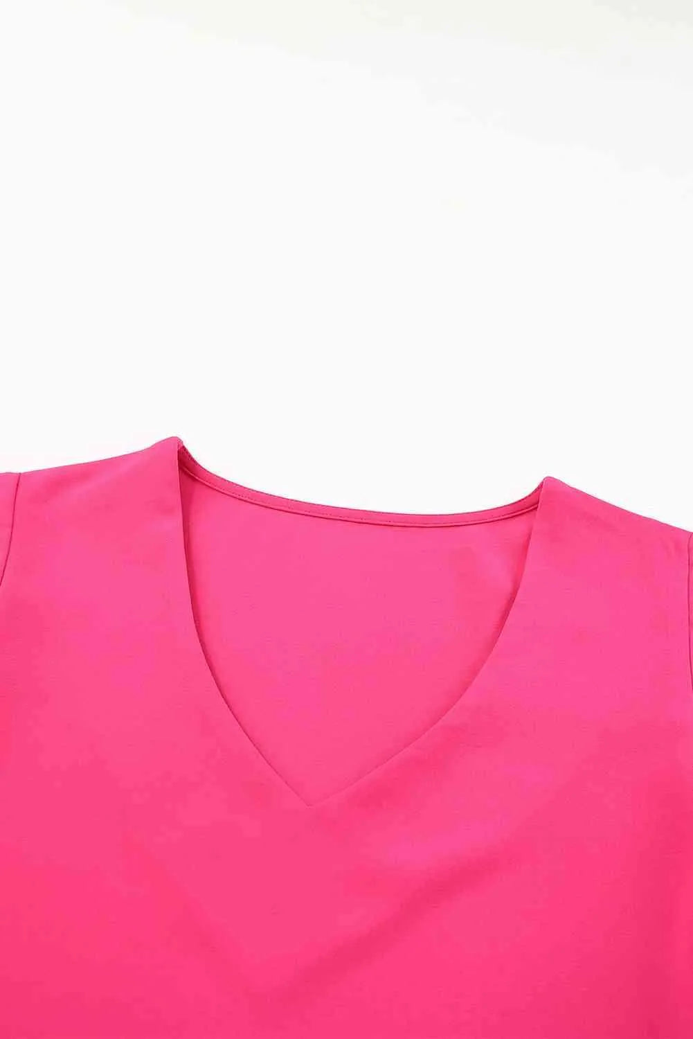 V-Neck Cloak Sleeve Blouse Blouses - Tophatter Daily Deals