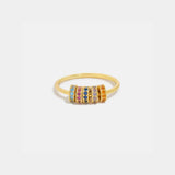 Inlaid Zircon 925 Sterling Silver Ring Gold Rings - Tophatter Daily Deals