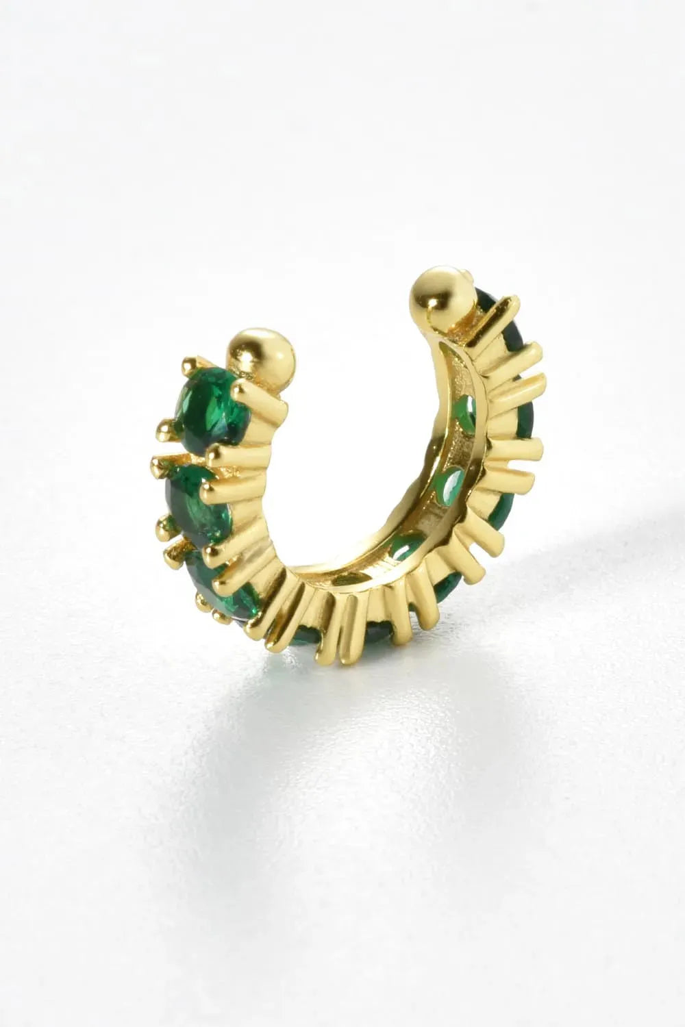 Inlaid Zircon Single Cuff Earring Earrings - Tophatter Daily Deals