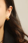 Line Design Stud Earrings Earrings - Tophatter Daily Deals