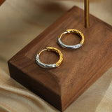 18K Gold-Plated Huggie Earrings Earrings - Tophatter Daily Deals