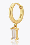 Zircon Huggie Drop Earrings Earrings - Tophatter Daily Deals