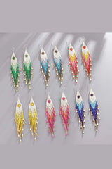 Beaded Dangle Earrings Earrings - Tophatter Daily Deals