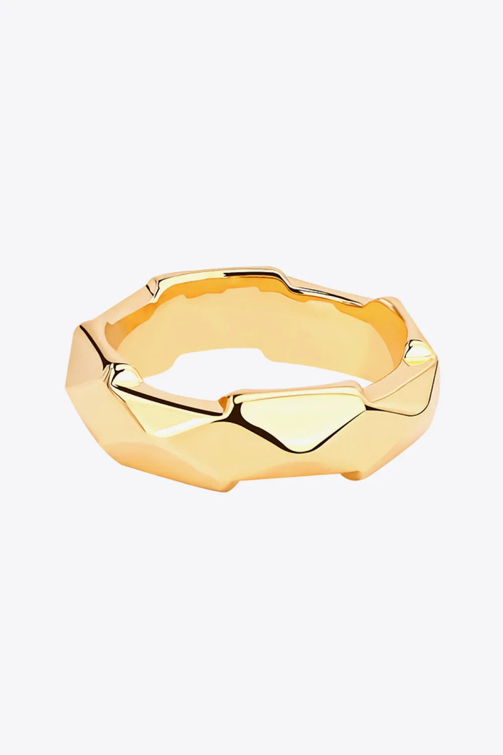 18K Gold-Plated Copper Ring Rings - Tophatter Daily Deals