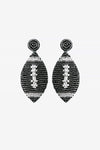 Beaded Dangle Earrings Black One Size Earrings - Tophatter Daily Deals